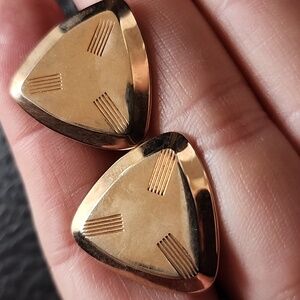 VTG Hickok Gold Triangle Cufflinks